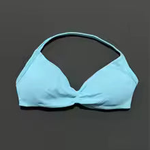 aura active gym bra - light blue